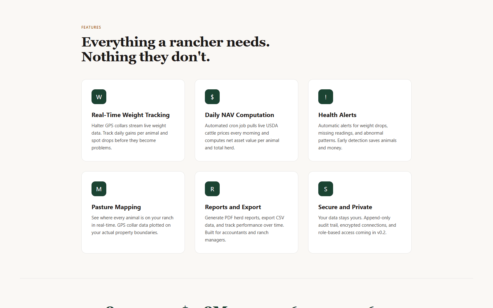 Vellum marketing landing page with feature strips and waitlist